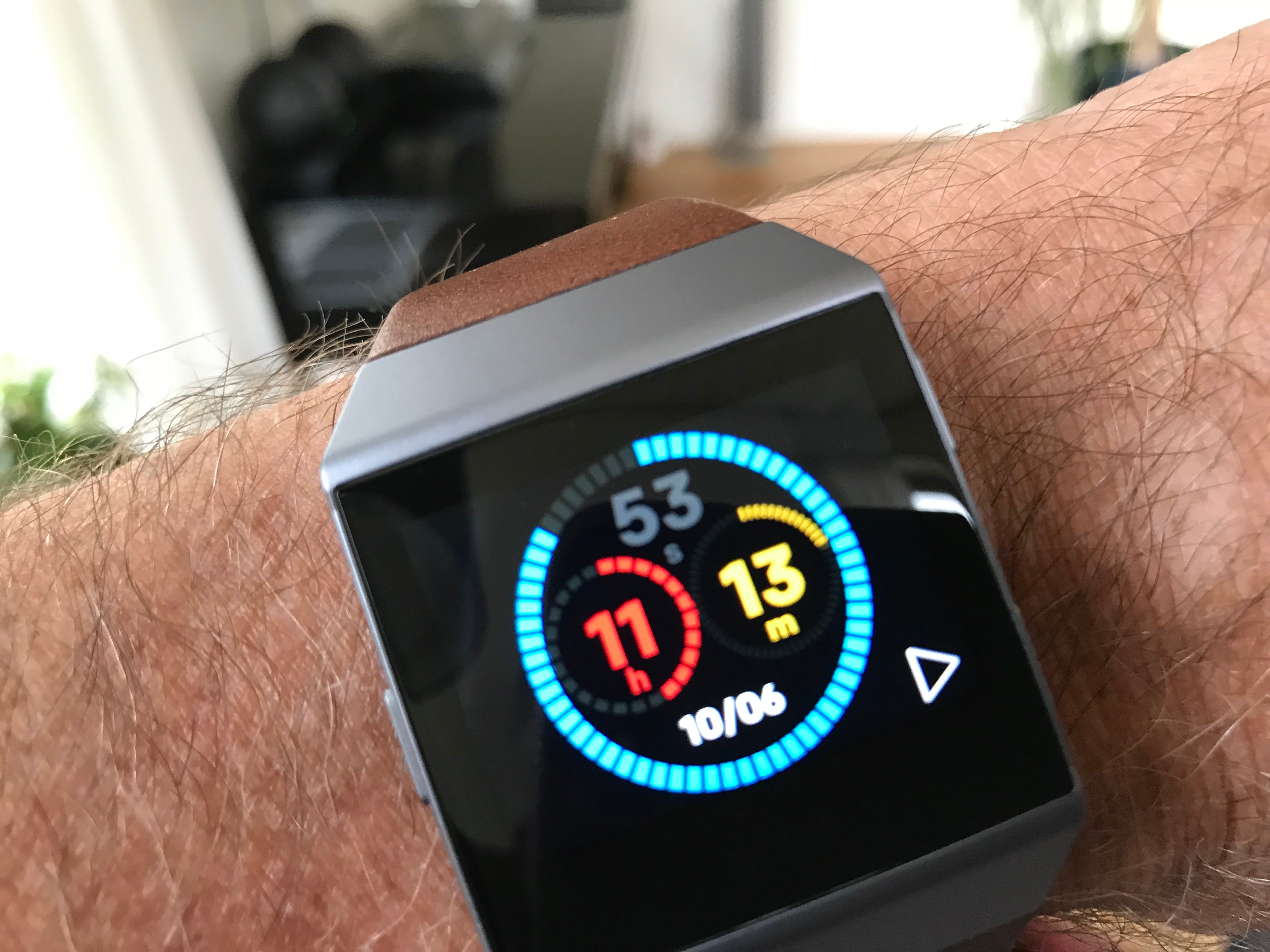 fitbit alta hr stopwatch