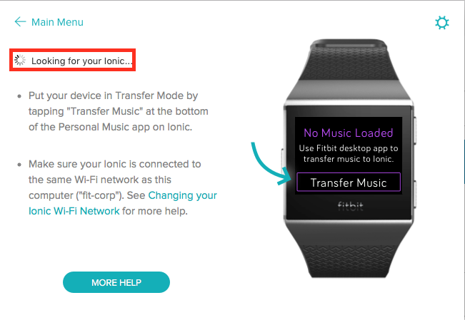 transferring music to fitbit versa