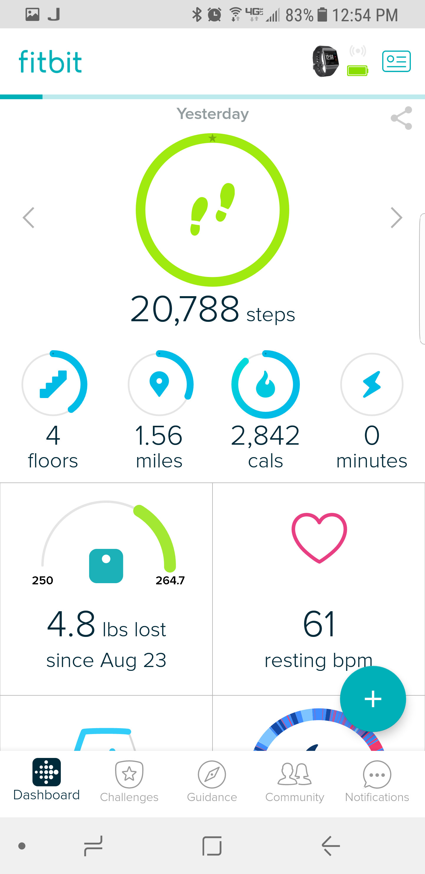 fitbit false steps