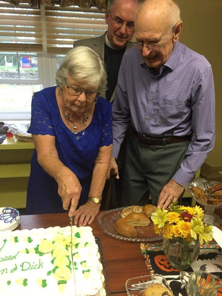 At the young age of 88 and 90 they still make a cute couple