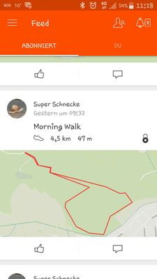 hier auch in Strava richtig übertragen