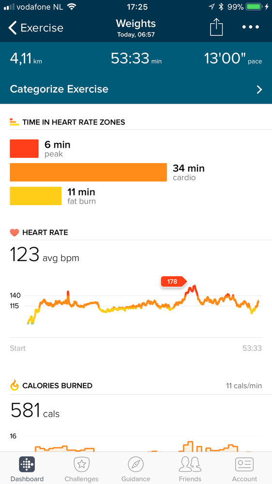 morning training session