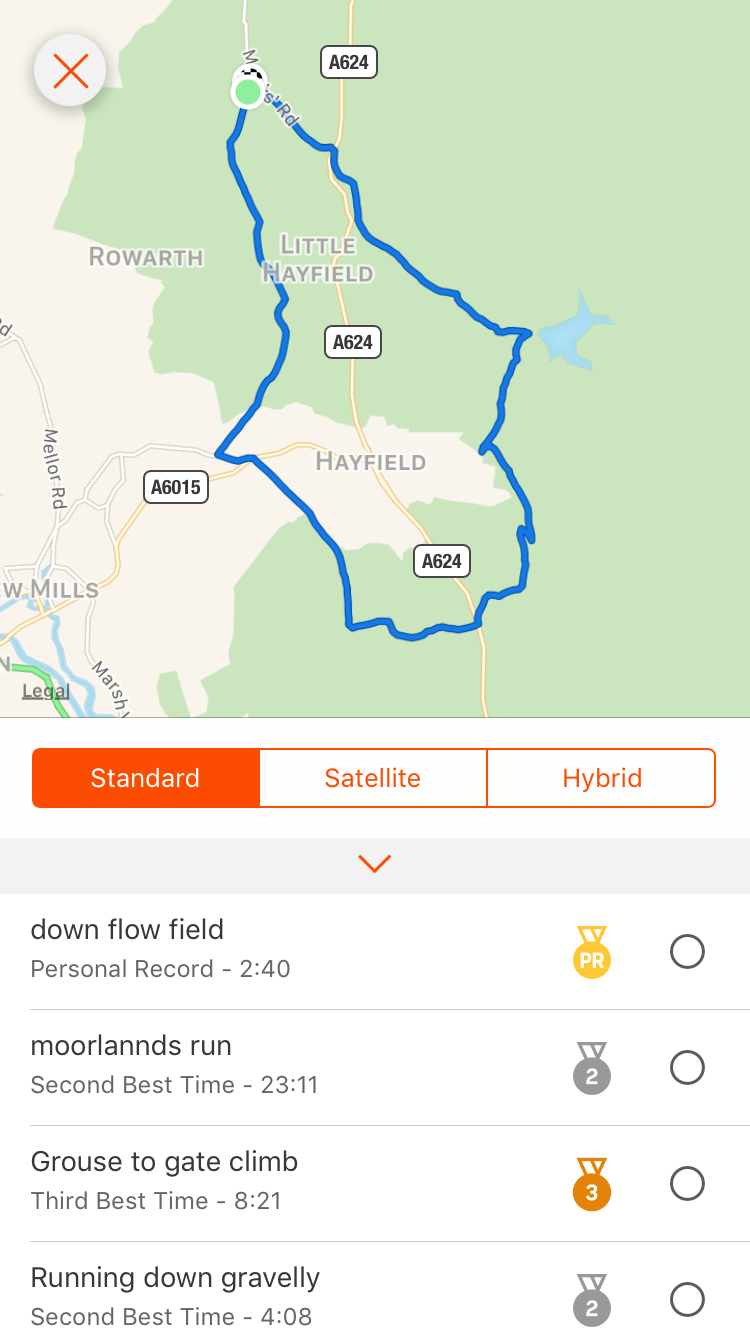 fitbit ionic map my run