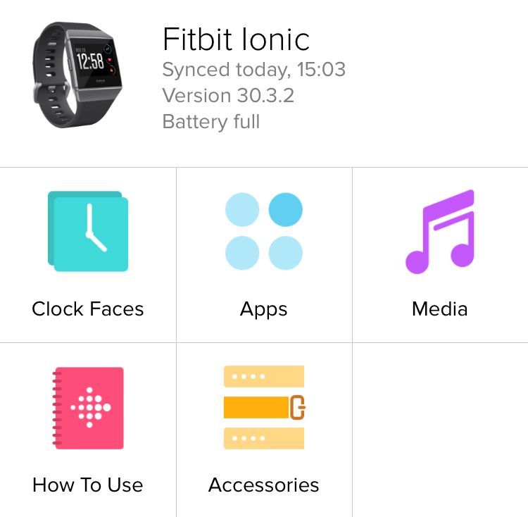 App fitbit ionic sale