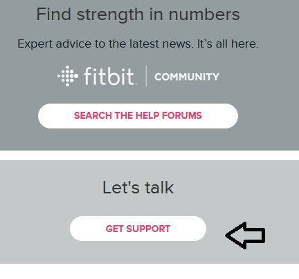 fitbit help live chat uk