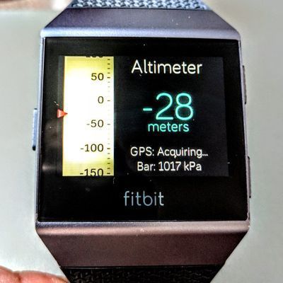 Solved: Display altitude in the watch 