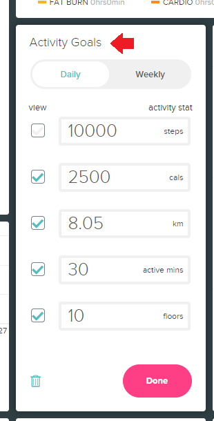 Solved How Do I Edit Or Adjust My Step Goal Fitbit Community