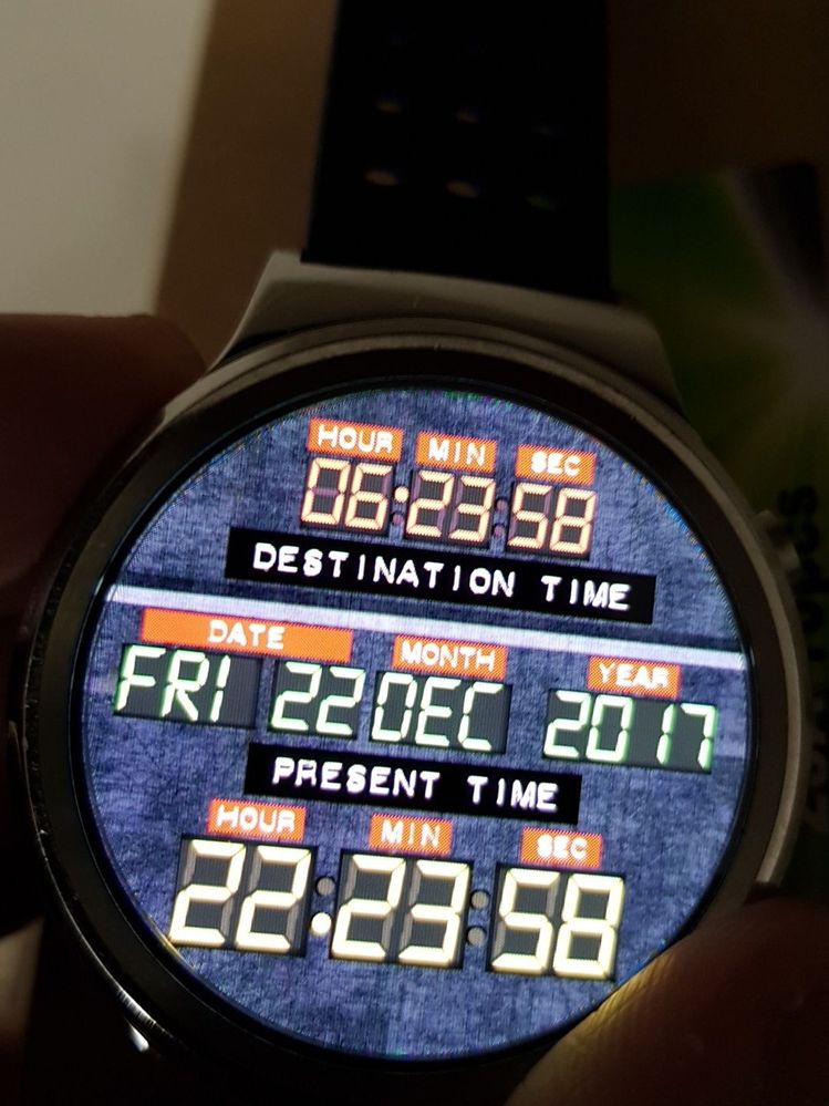 Dual Time Zone (Back to the future)