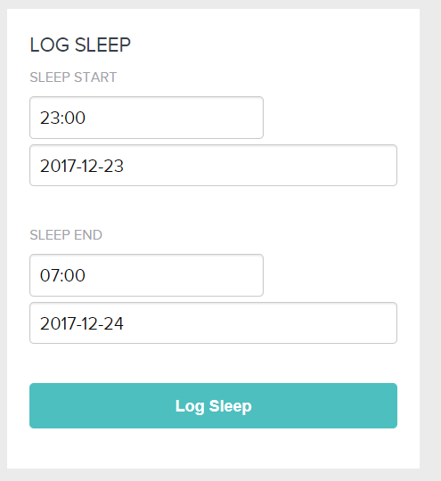 Log Sleep
