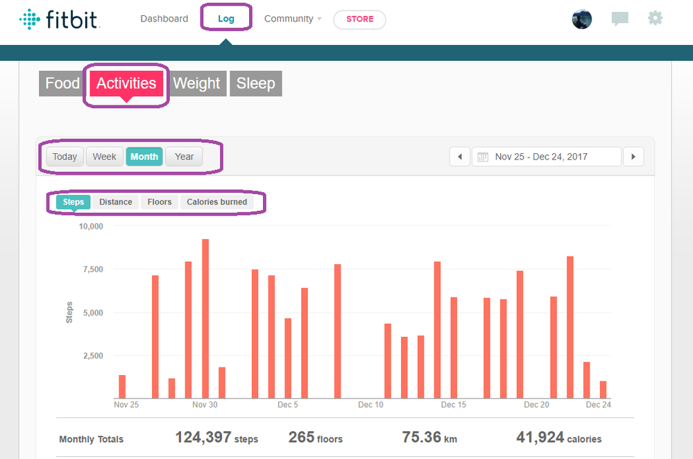 Alice udbytte Spis aftensmad Solved: Fitbit Dashboard - exporting data to excel - Fitbit Community
