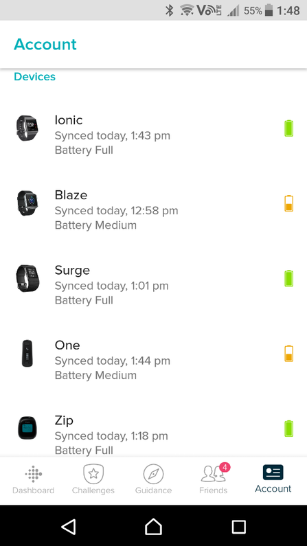 how to sync fitbit blaze with android