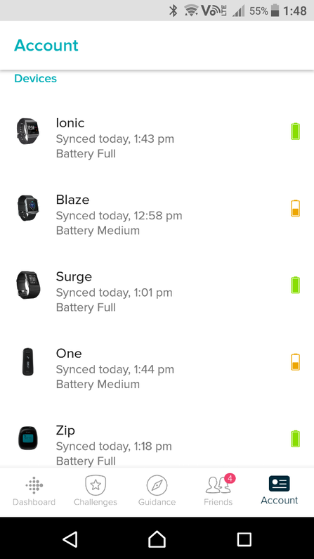 sync fitbit blaze to phone