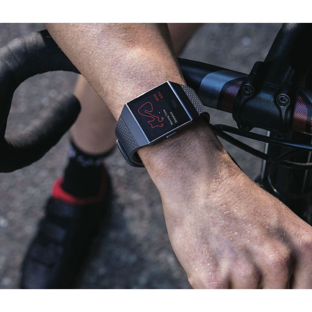 fitbit ionic blue grey