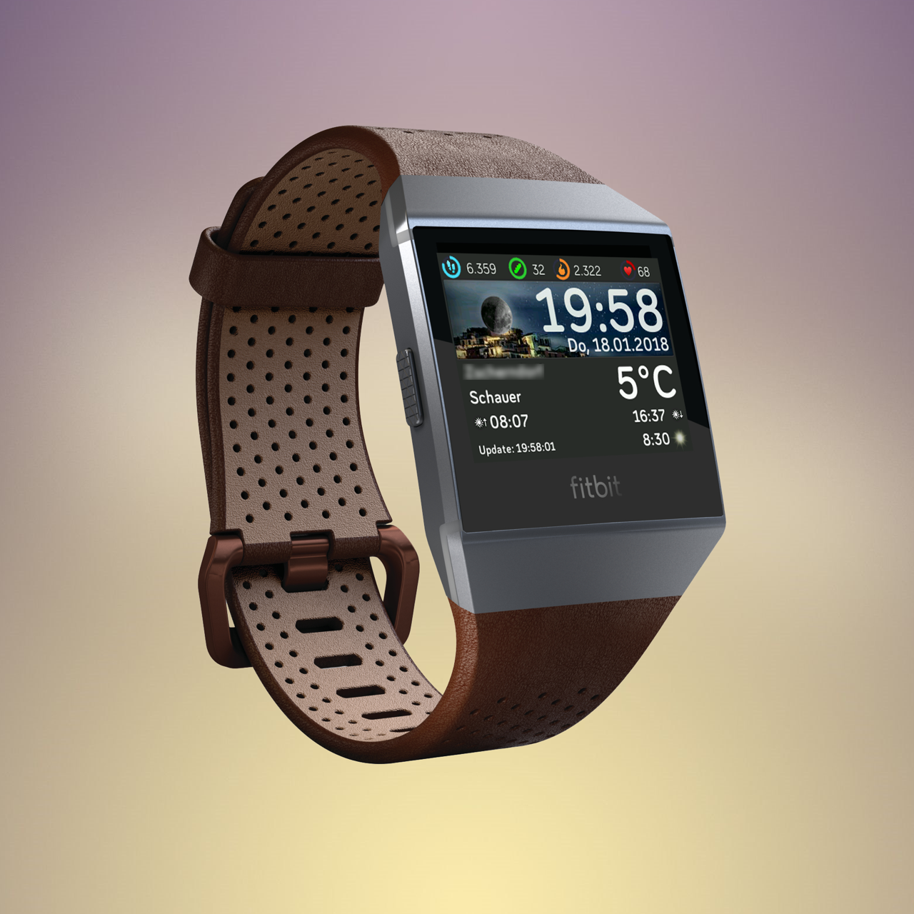 fitbit clock