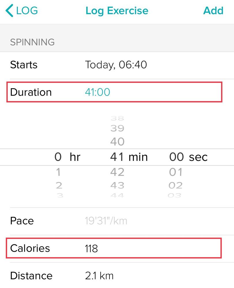 Spinning, 41 min.
