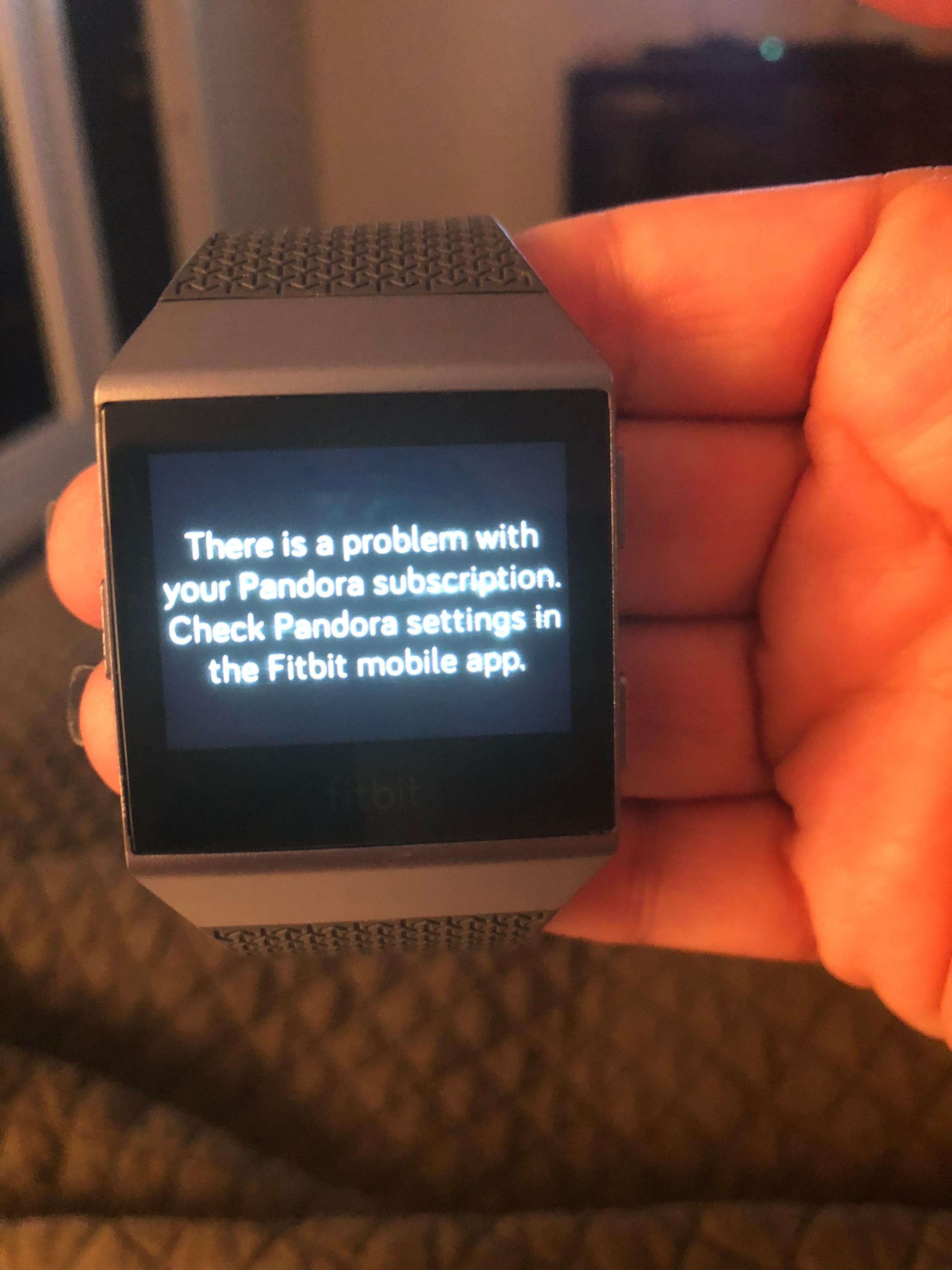 how to add pandora to fitbit versa 2