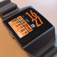 DIN Time with Orange Dream theme.