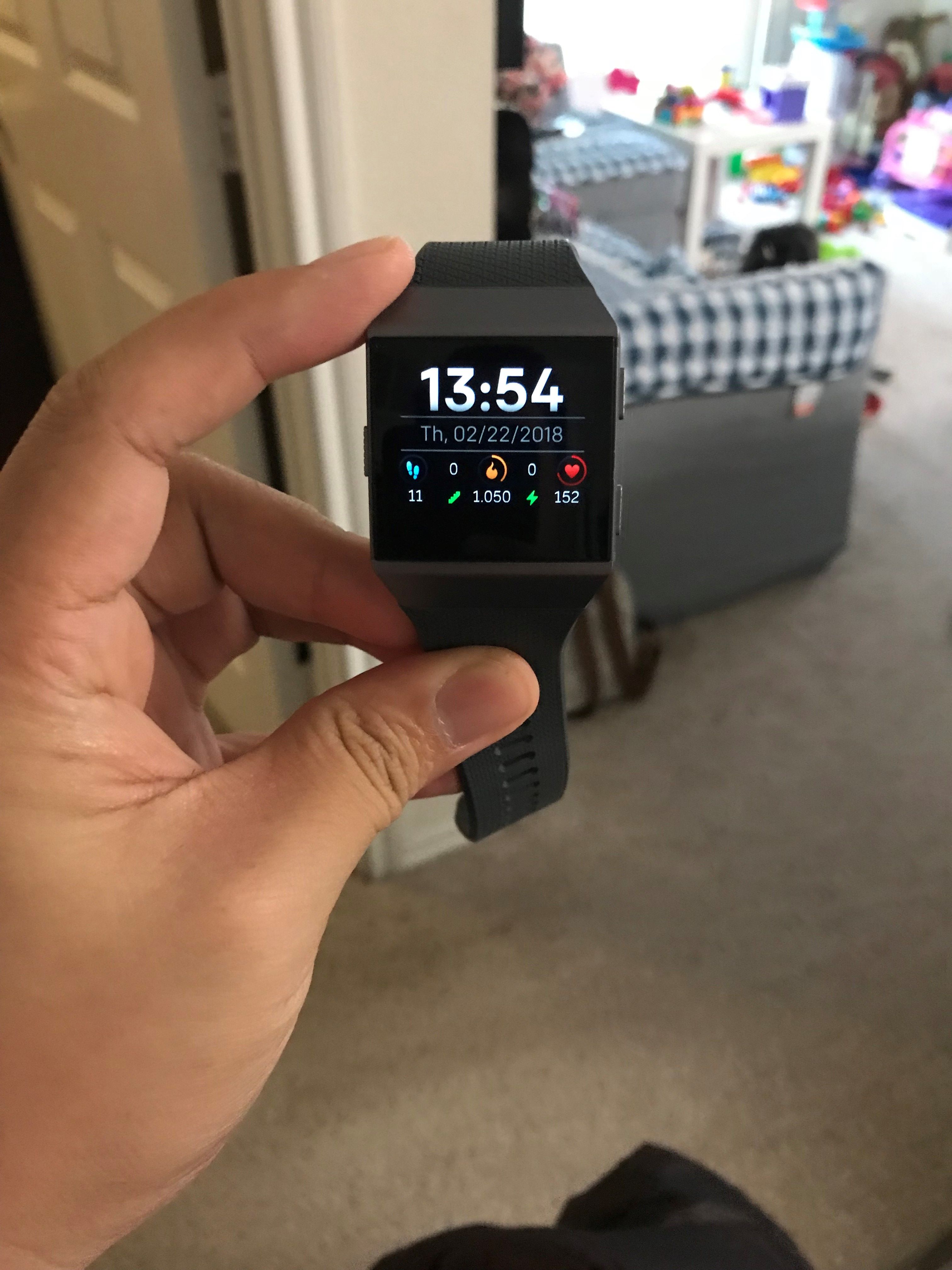 fitbit ionic heart rate monitor