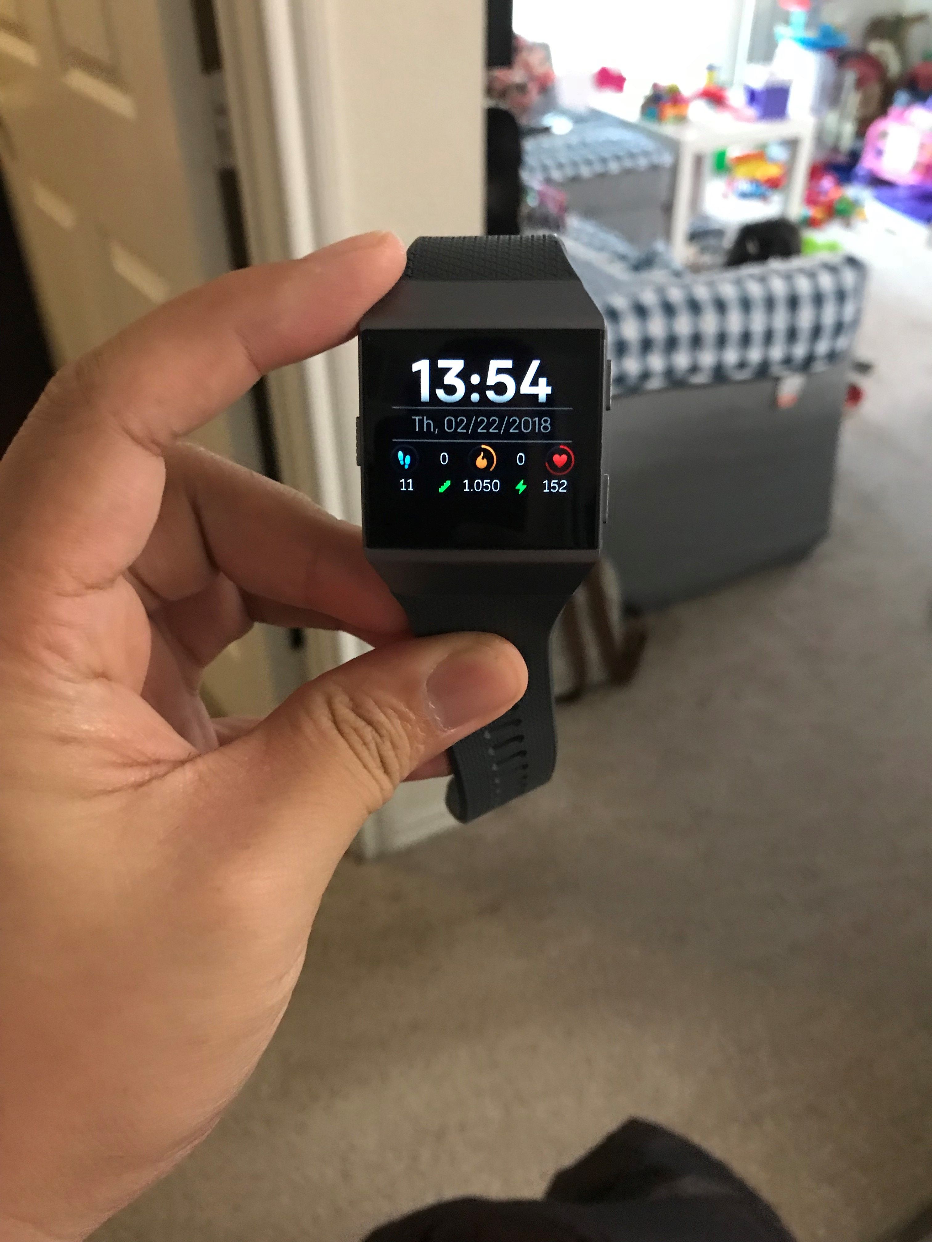 fitbit ionic heart rate sensor