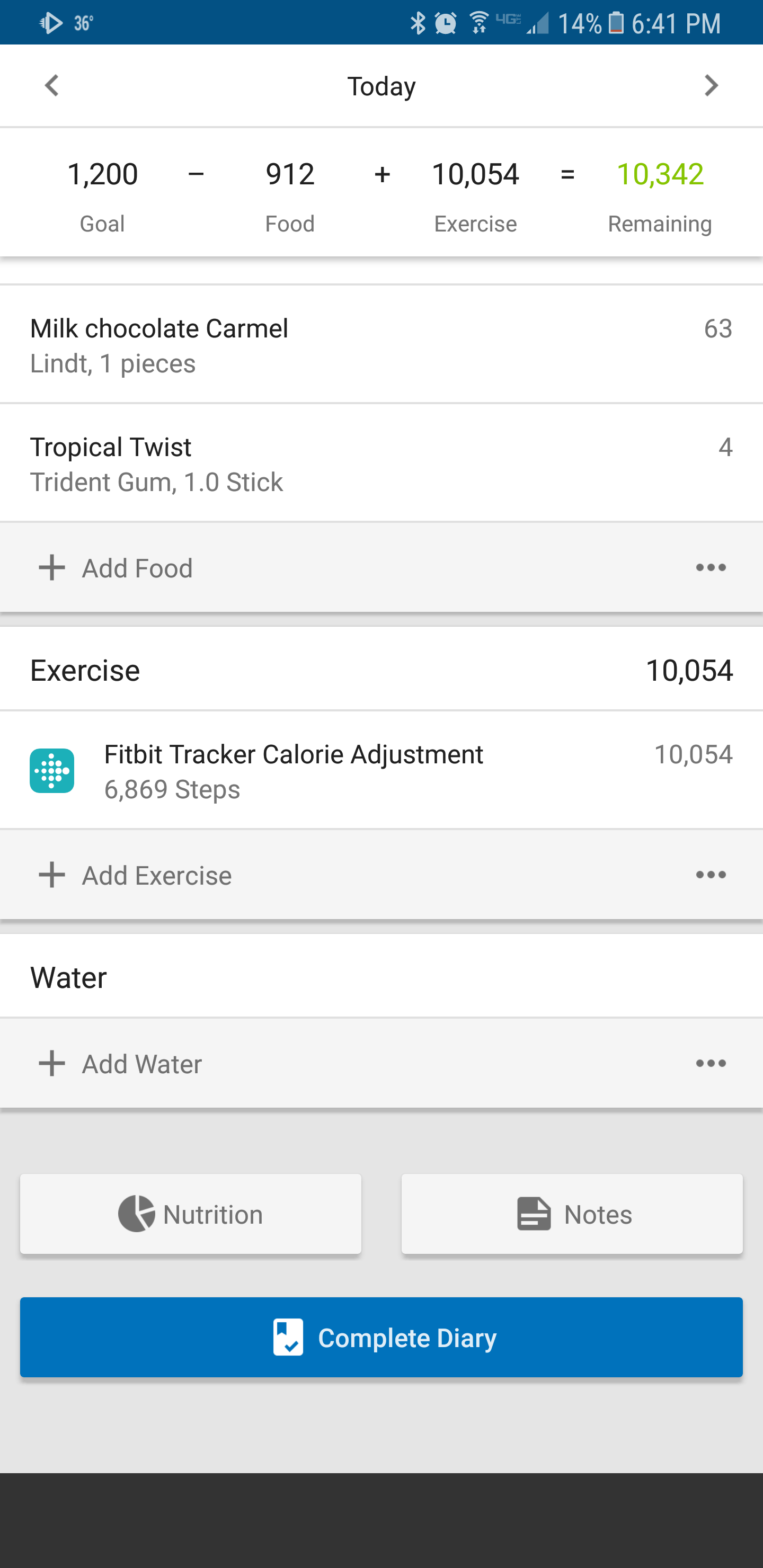 Myfitnesspal walking online app