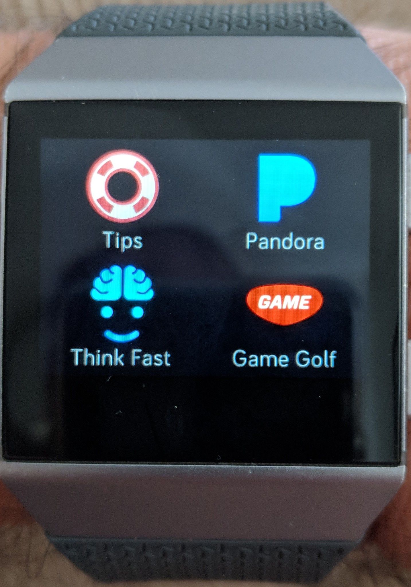fitbit ionic golf app