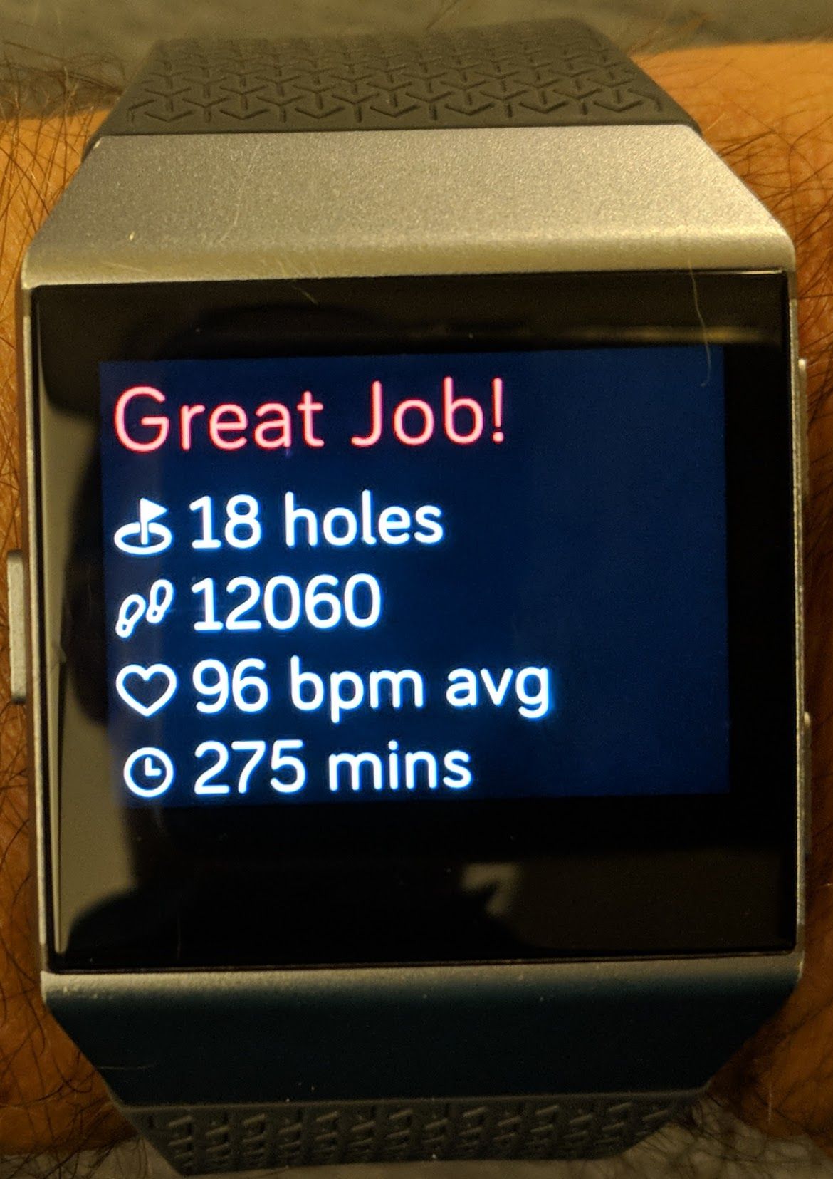 Fitbit ionic shop golf gps