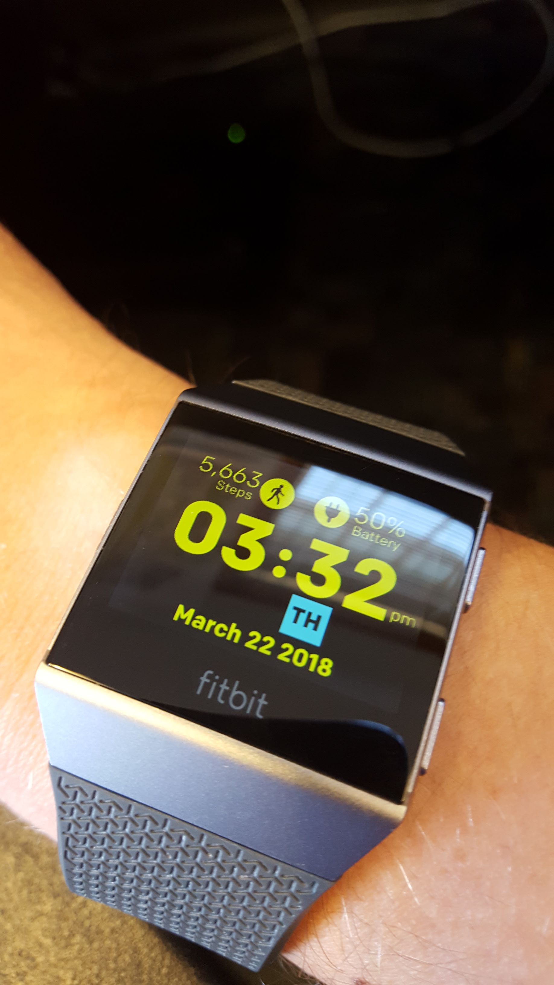 fitbit with always on display