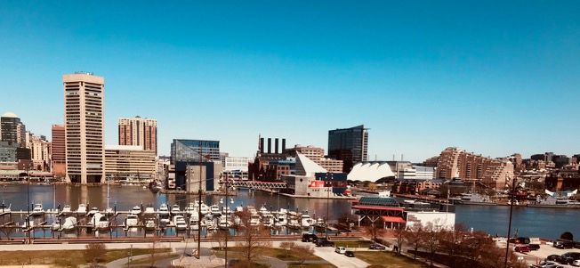 Baltimore Inner Harbor From Federal Hill