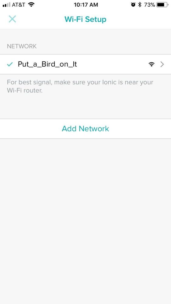 Photo 3 - Wifi connection confirmed, close out of window