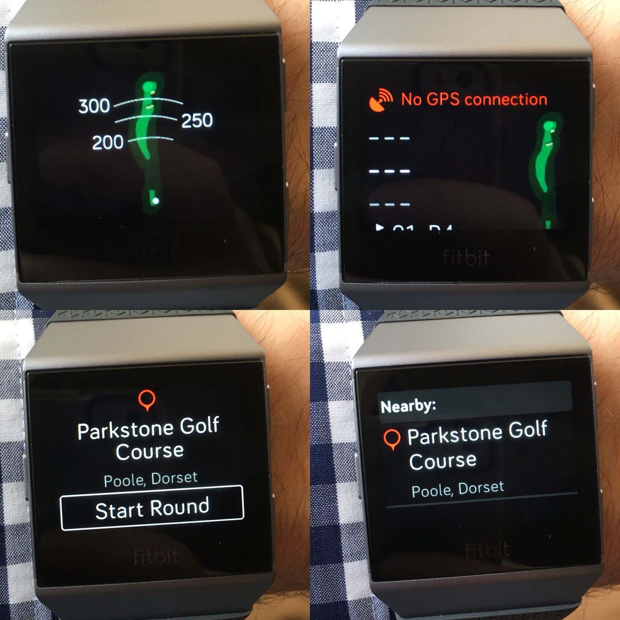 game golf fitbit ionic review online -