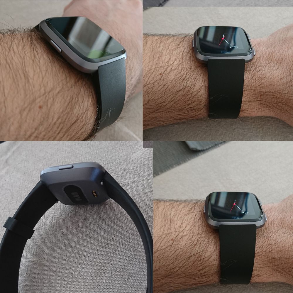 Solved Versa Charcoal with Black Band Fitbit Community