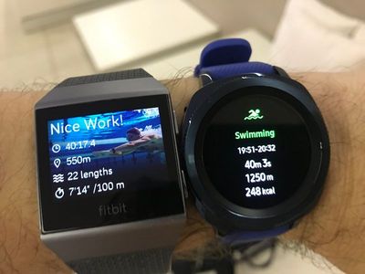 fitbit ionic swim tracking