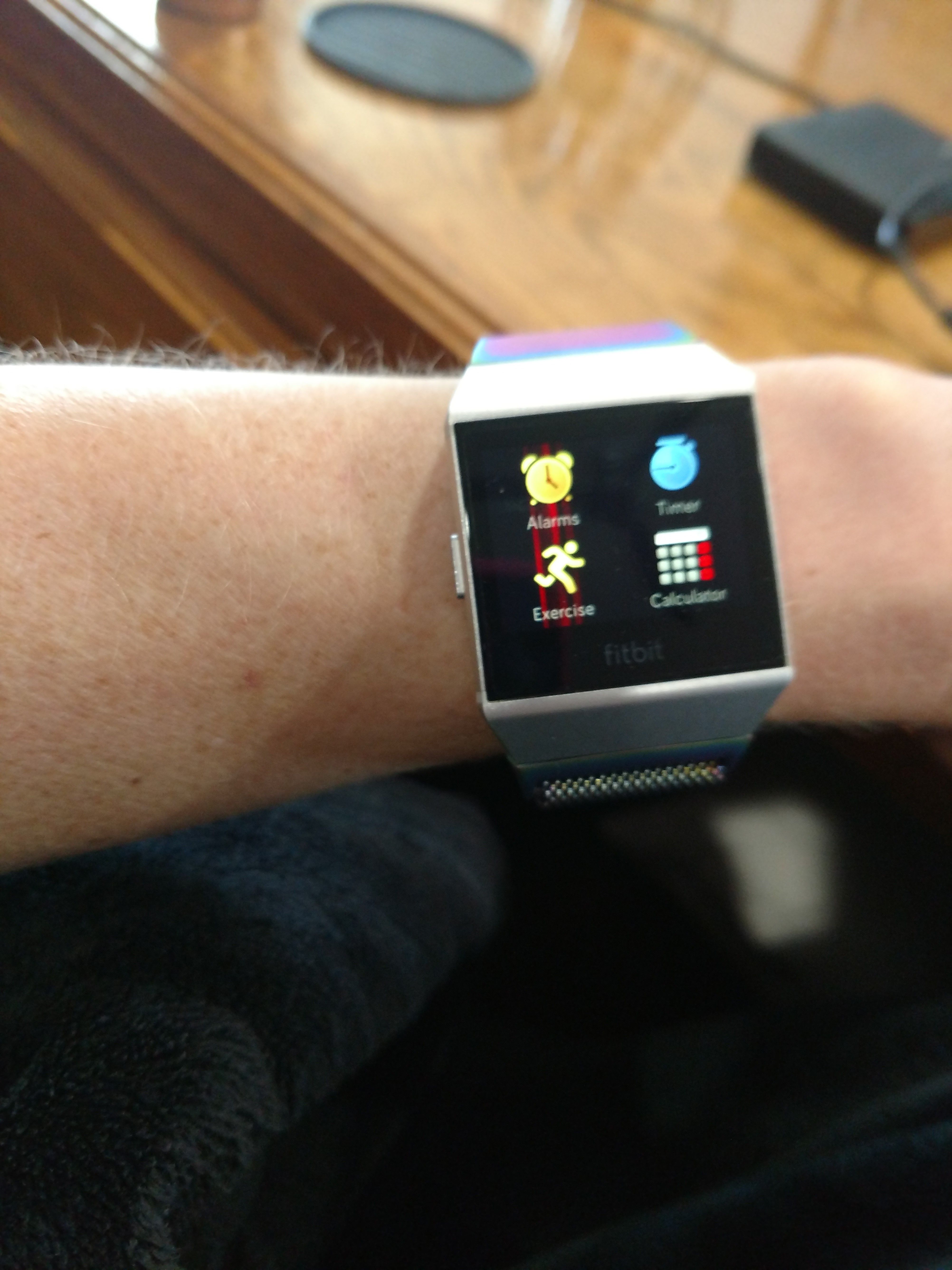 how big is the fitbit ionic screen