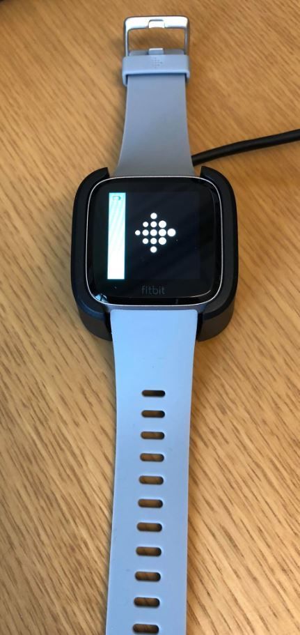 watch on the charging port