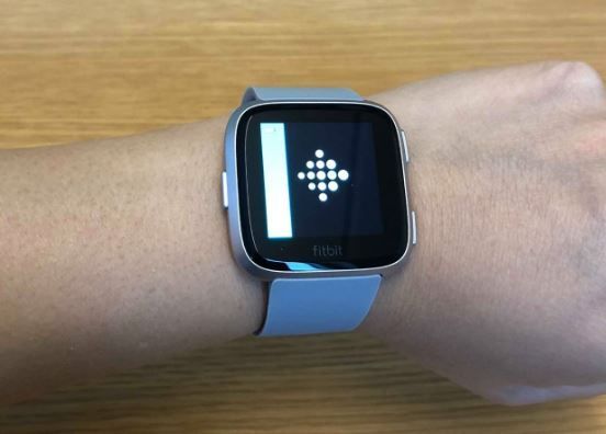 watch on the wrist