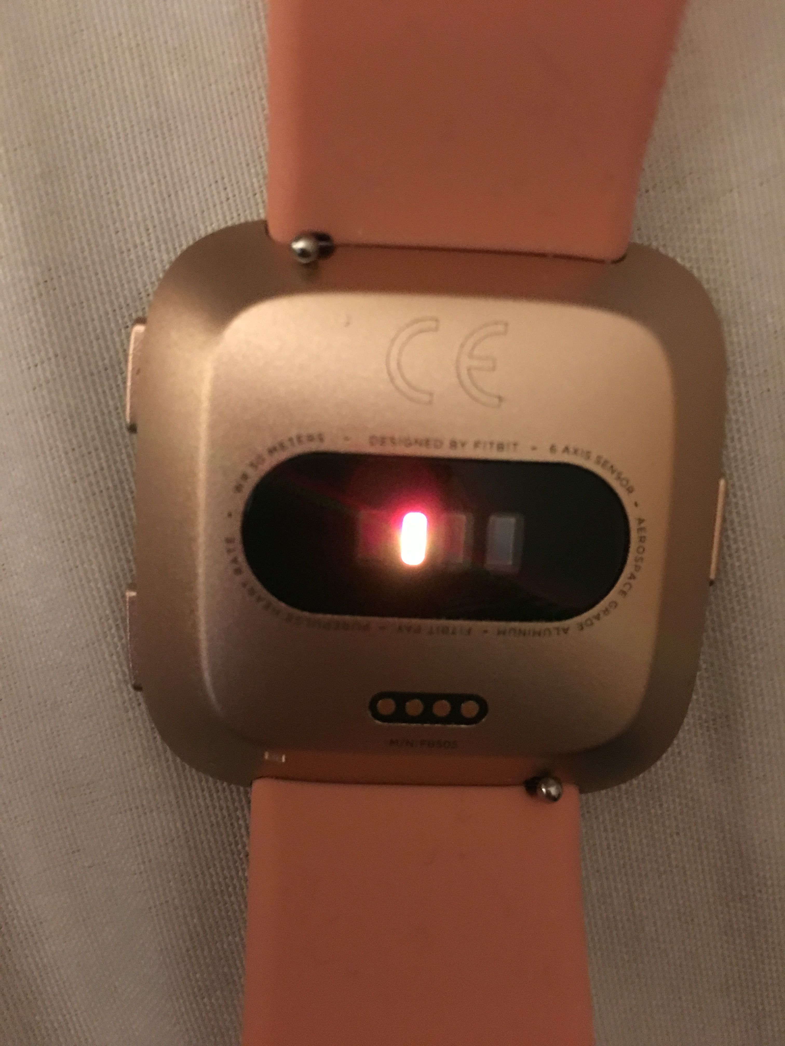 fitbit versa not showing heart rate