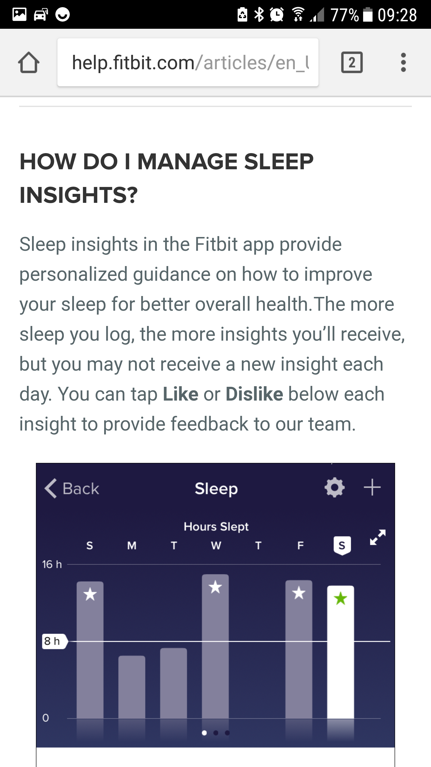fitbit not logging sleep