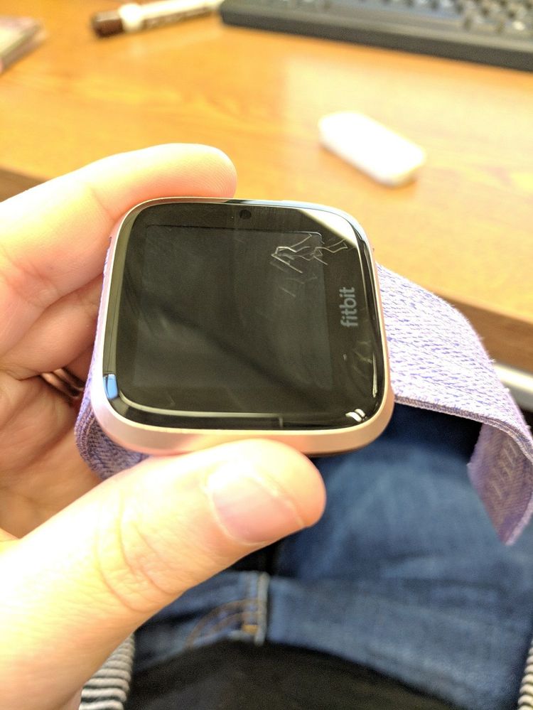 fitbit versa glass replacement