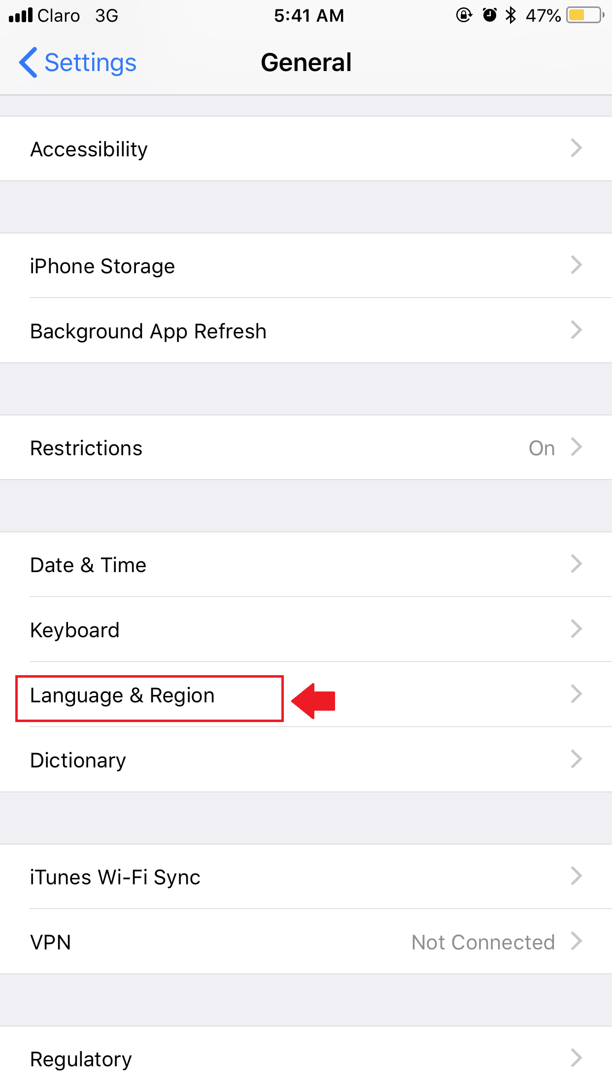 how to change language on fitbit charge 3