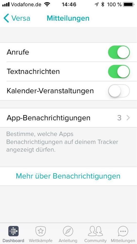 Und unter App-Benachrichtigungen wählt man dann welche man haben will