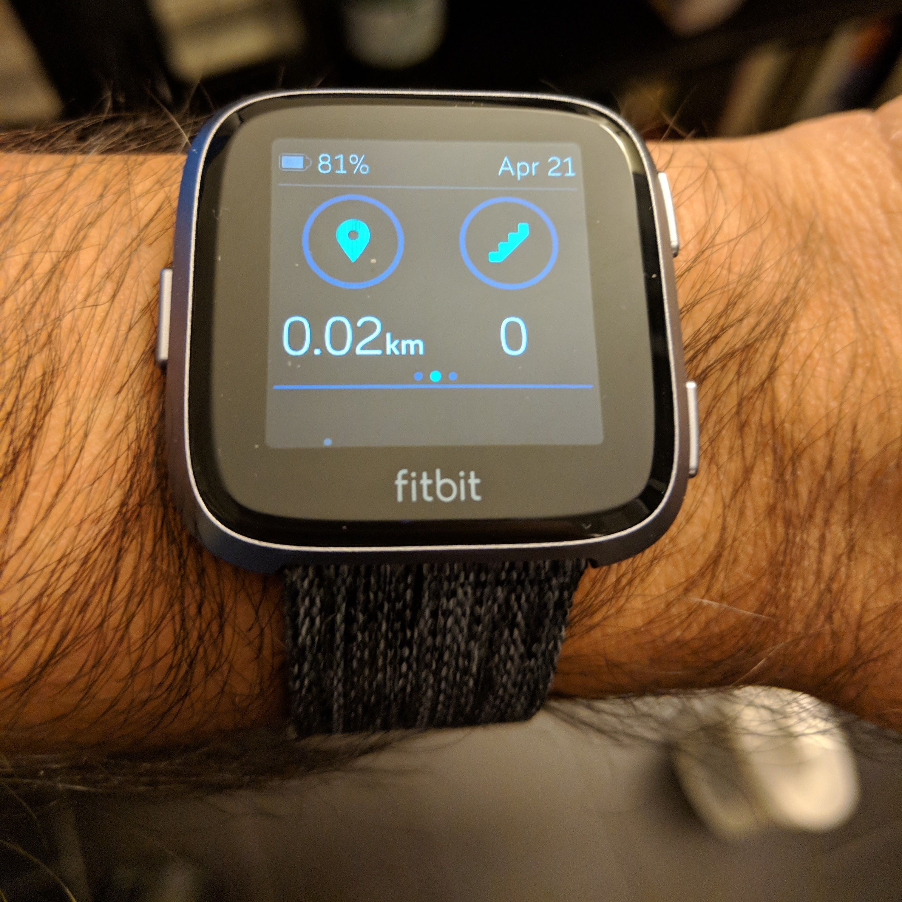 fitbit versa lite count stairs