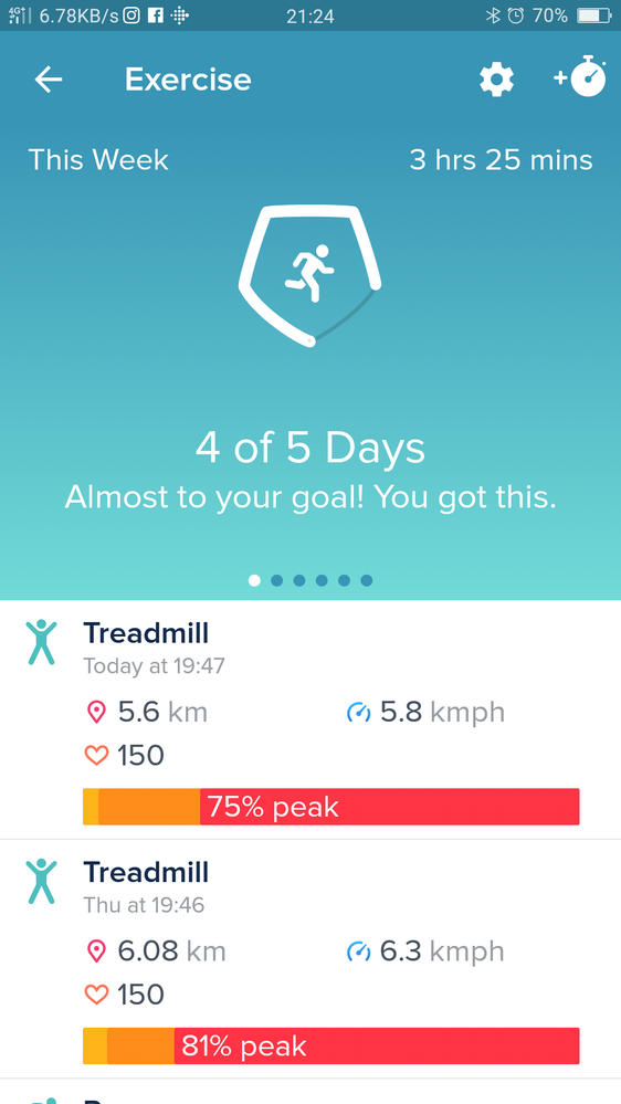 Fitbit discount run tracker