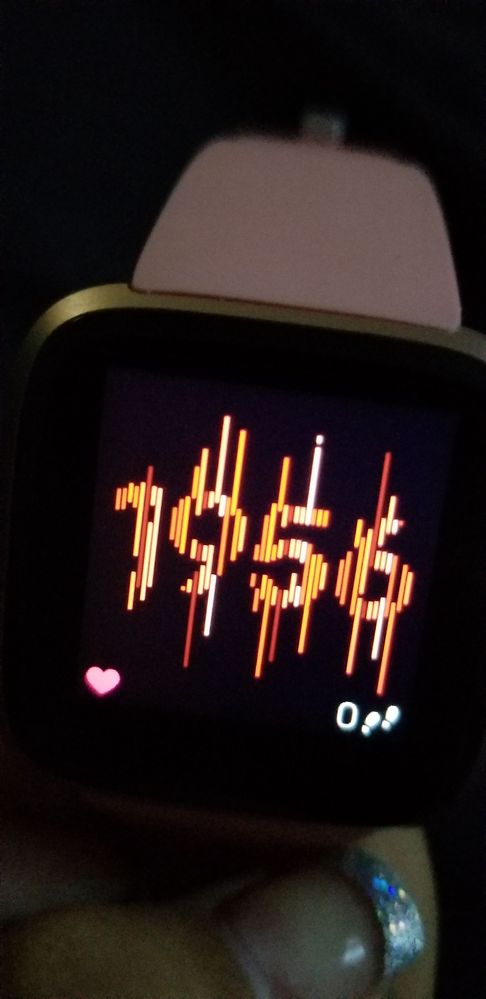 Watch says zero steps