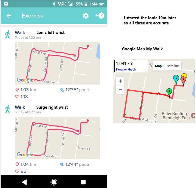 fitbit gps tracking