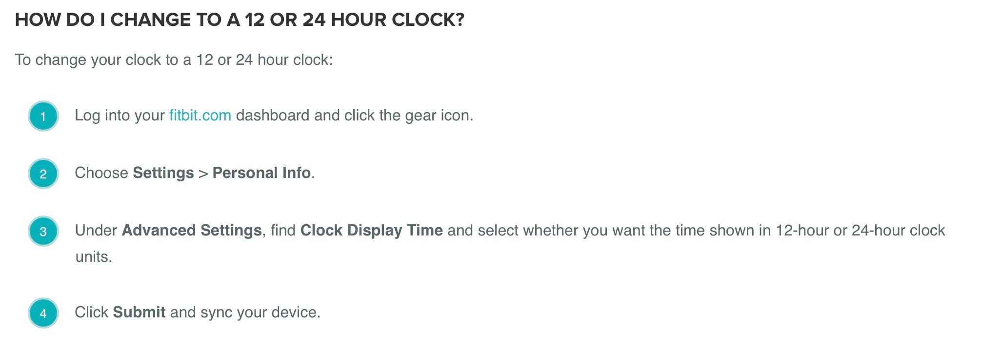 fitbit versa 2 clock settings