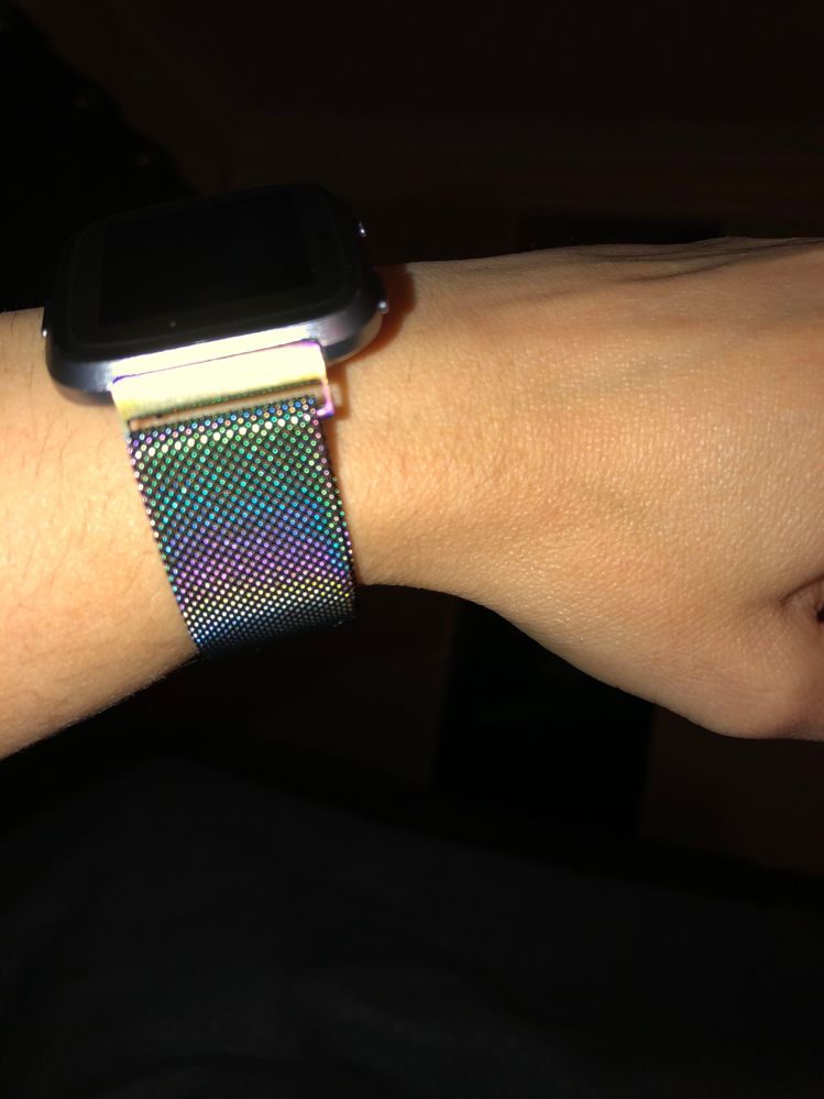 fitbit rainbow band