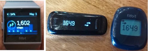 fitbit walking with stroller