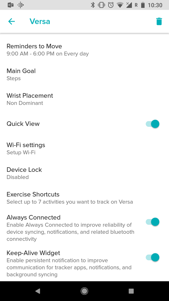 Versa Keep alive widget.png