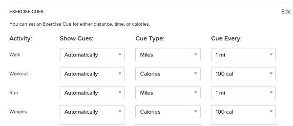 How to set up running cue Fitbit Community