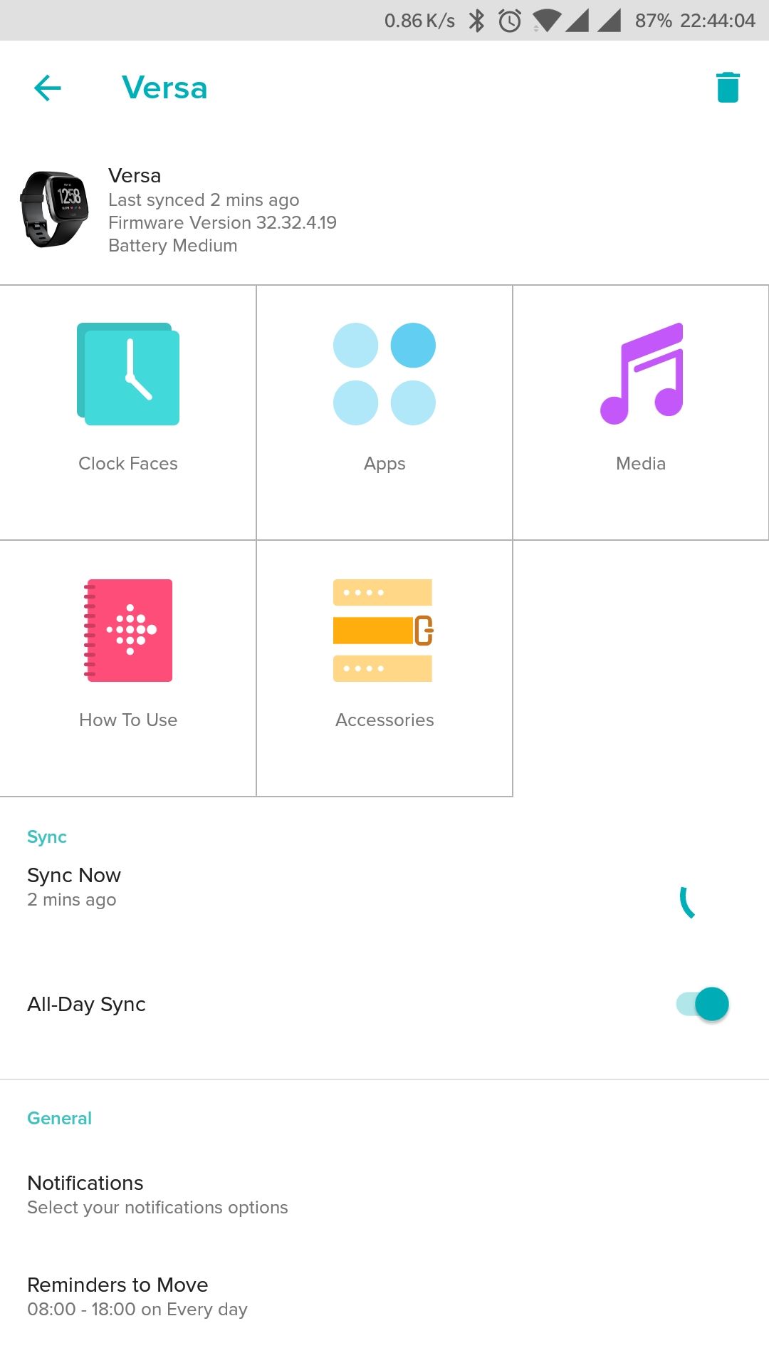 fitbit versa sim card